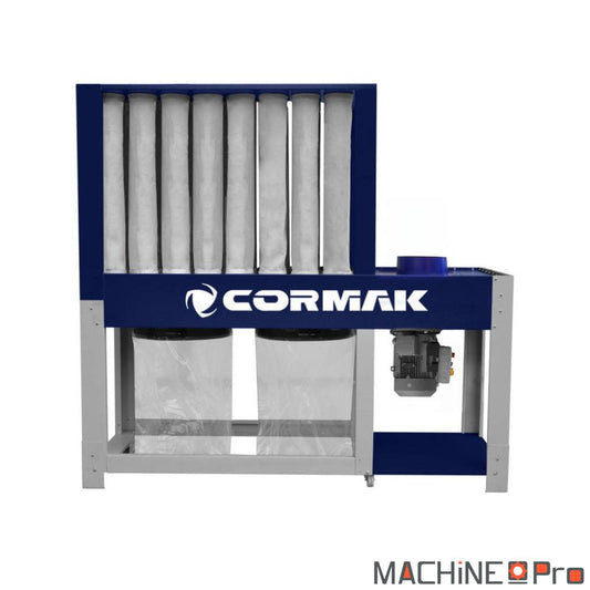 Cormak DCV6500E détail chambre filtration 32 cartouches polyester classe G