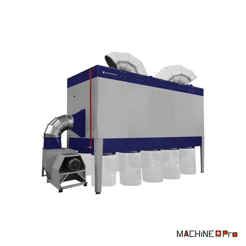 Aspirateur industriel à copeaux et sciure de bois CORMAK DCV21750