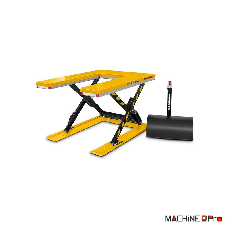 Table élévatrice électrique à ciseaux en U CORMAK TAU1000 1000 kg 400V