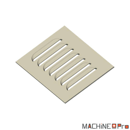 Accessoire pour Poinçonneuse MX340G NARGESA : Grille Aération 100x20mm