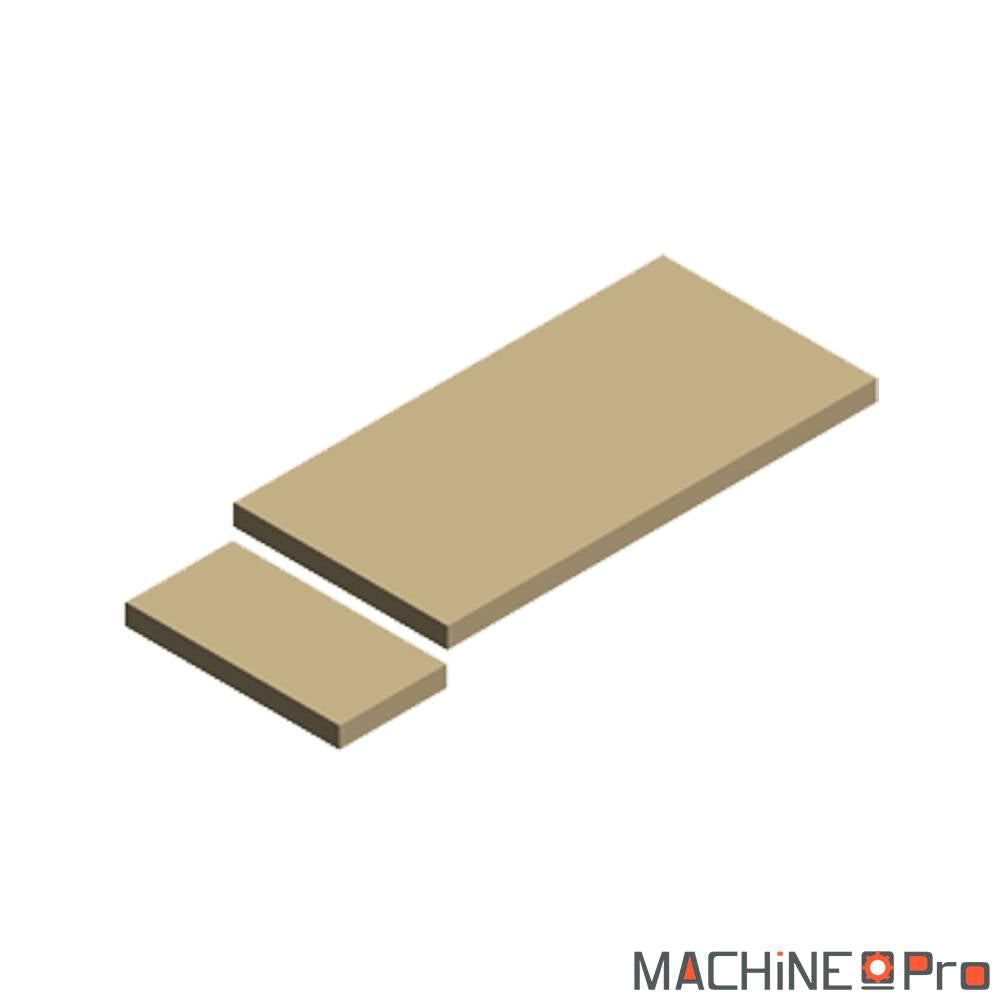 Accessoire pour Poinçonneuse MX340G NARGESA : Matrice Platine 100x10mm