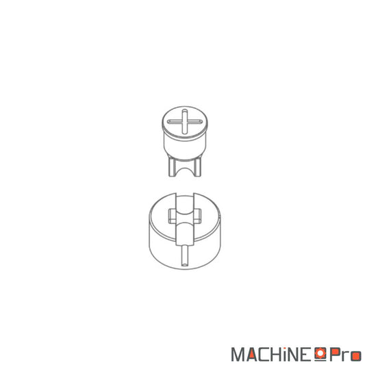 Accessoire pour Poinçonneuse MX340G NARGESA : Matrice à oreille R2