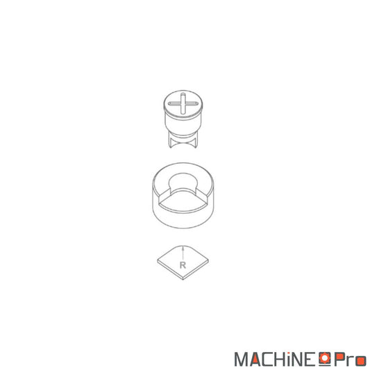 Accessoire pour Poinçonneuse MX340G NARGESA : Matrice coins arrondis