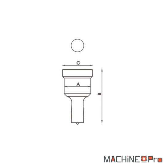 Accessoire pour Poinçonneuse MX340G NARGESA : Poinçon rond