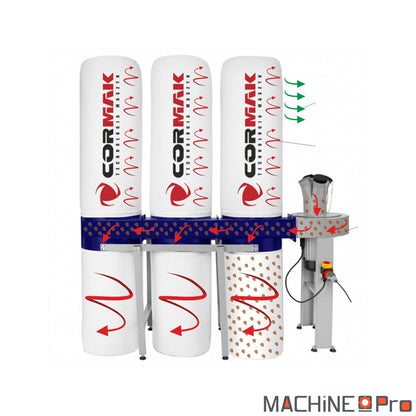 Aspirateur à copeaux CORMAK FM350 4860 m³/h - 400V - 2