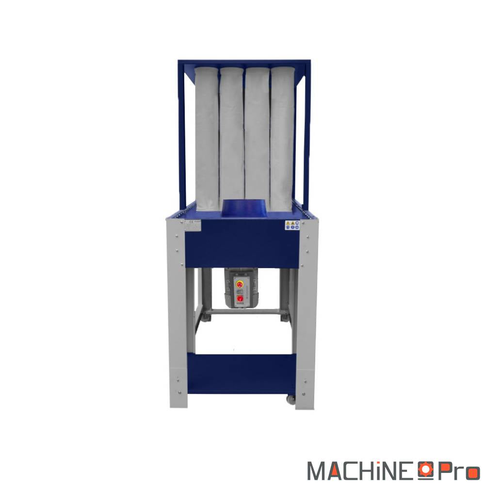 Cormak DCV6500E vue latérale châssis mécano-soudé peint époxy avec trémie