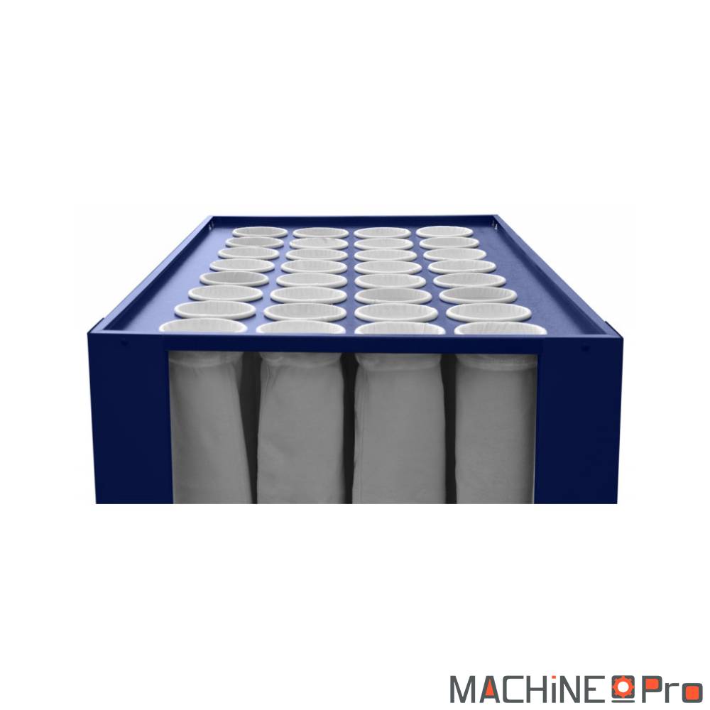 Cormak DCV6500E détail trémie de collecte et attache sac polypro 200 L