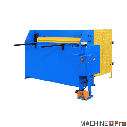 Cisaille guillotine hydraulique METALPRO HQ01-2x1320B vue d’ensemble 1320 mm de coupe utile