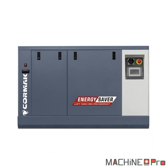 Compresseur à vis LUFT 1000 VSDPM COMPACT CORMAK + Sécheur d'air N10S intégré - Gamme Energy Saver Cormak