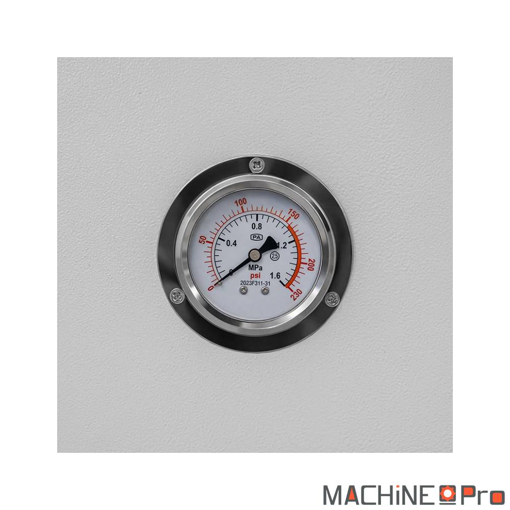 Sécheur frigorifique N10S intégré au compresseur LUFT 1500 VSDPM CORMAK abaissant le point de rosée à 3 degrés Celsius pour air comprimé sec classe ISO 8573-1