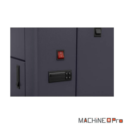 Compartiment moteur a aimants permanents VSDPM du LUFT 700 capot ouvert sur la transmission bloc vis lubrifie