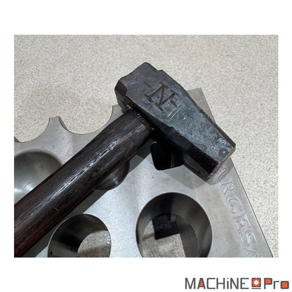 Marteau-Pilon PH50 NARGESA vue zone de travail matrices interchangeables fixation rapide