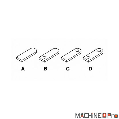 Matrices à oreilles R1 Nargesa pour presse plieuse PP200CNC