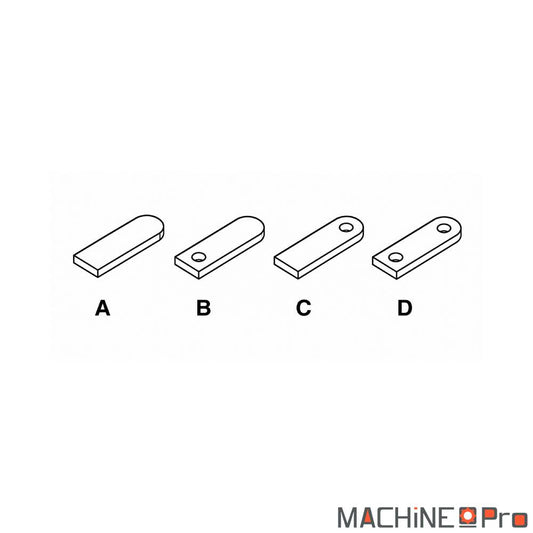 Matrices à oreilles R1 Nargesa pour presse plieuse PP200CNC