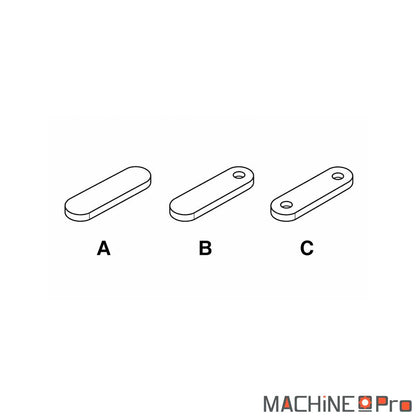 Matrices à oreilles R2 Nargesa pour presse plieuse PP200CNC
