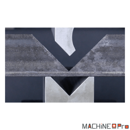 Encochage 90° tôle réglable jusqu'à 100x100x4 mm avec MX340G Nargesa
