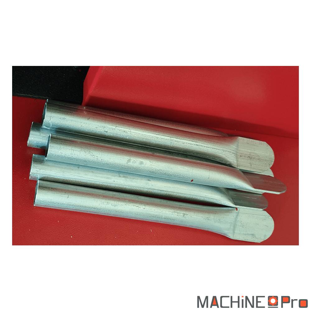Vue arrière moteur 2,2 kW triphasé et réservoir hydraulique MX340G