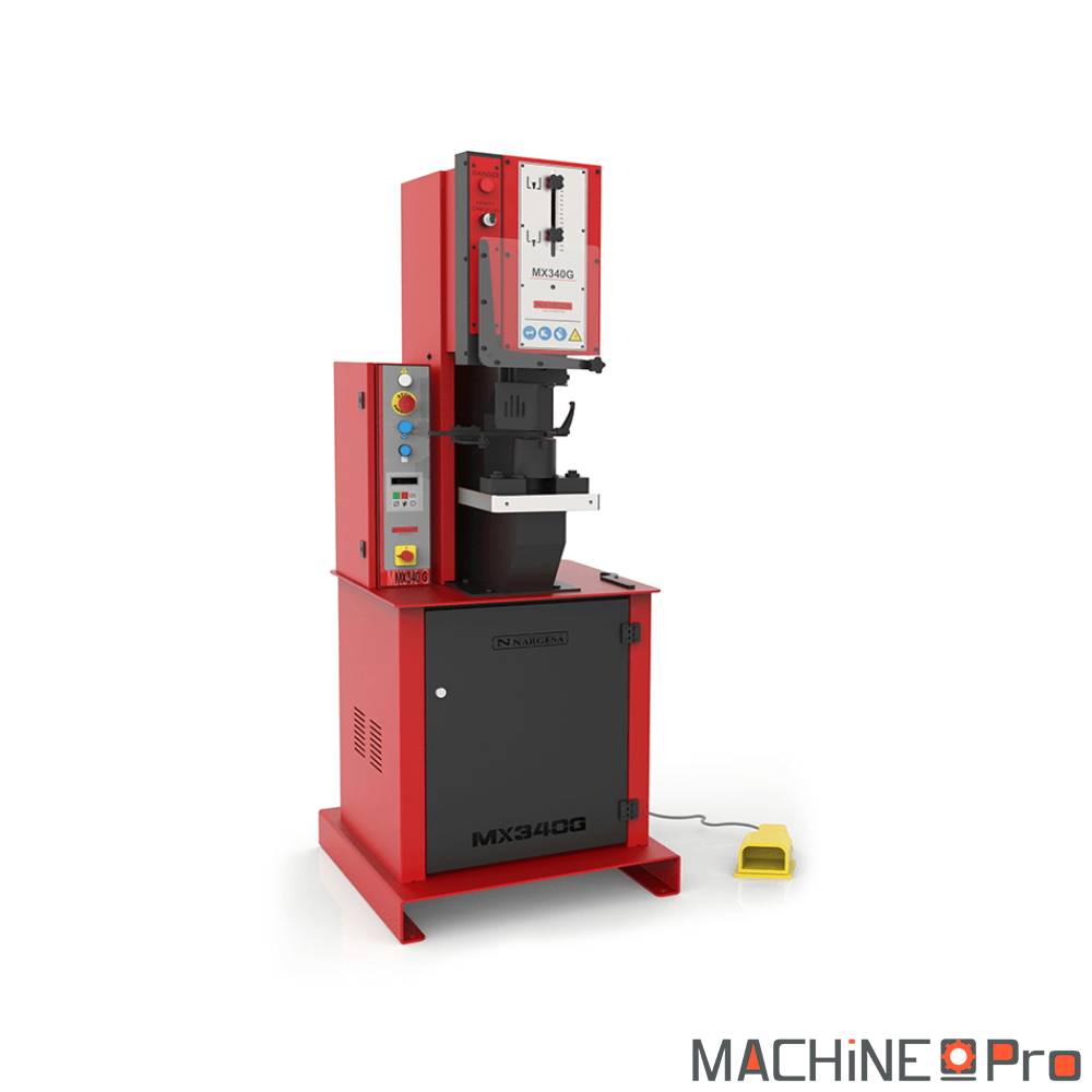 Poinçonneuse hydraulique MX340G Nargesa vue d'ensemble bâti complet