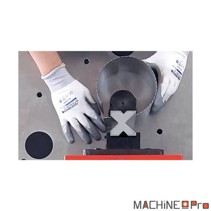 Cycle de pliage rond plein acier doux sur PP200CNC en démonstration