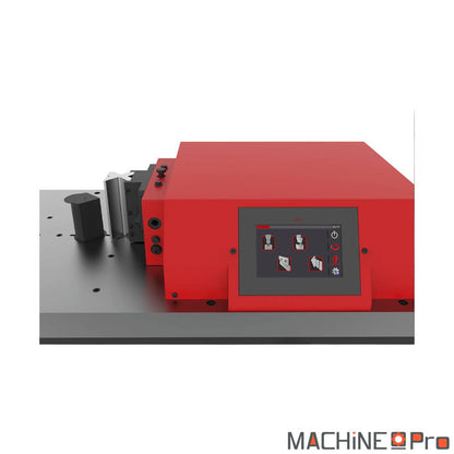 Vue rapprochée vérin hydraulique et zone de pliage presse PP200CNC
