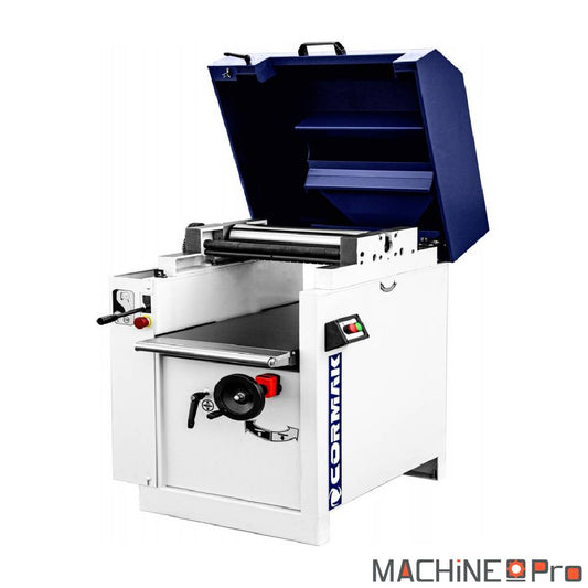 Raboteuse Cormak TH410 400V vue d’ensemble en atelier menuiserie