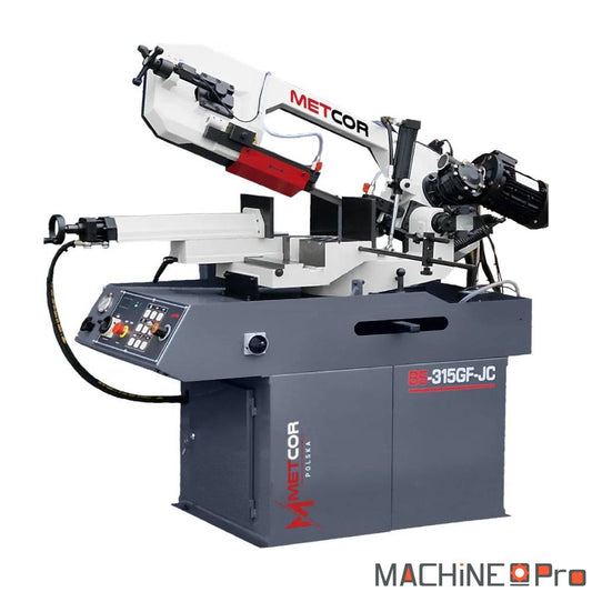 Scie à métaux METCOR BS315GF-JC - panneau de commande hydraulique