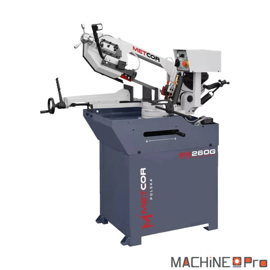 Scie à ruban pour métaux METCOR BS260G + tensiomètre