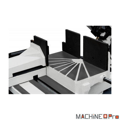 Scie à ruban CORMAK BS-370H archet orientable -45° à +60° pour coupes d'angle