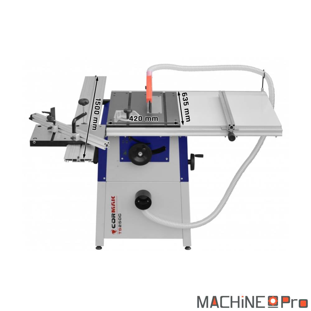 Scie circulaire sur table CORMAK TS250CL - 400V - 2