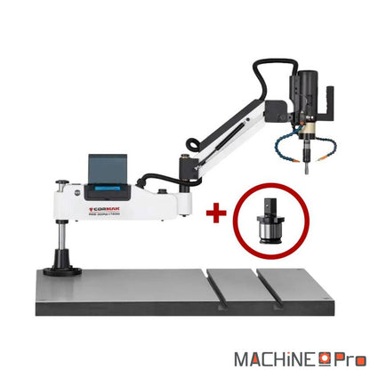 Taraudeuse CORMAK RGE30PW + adaptateur pour clé à douille Cormak