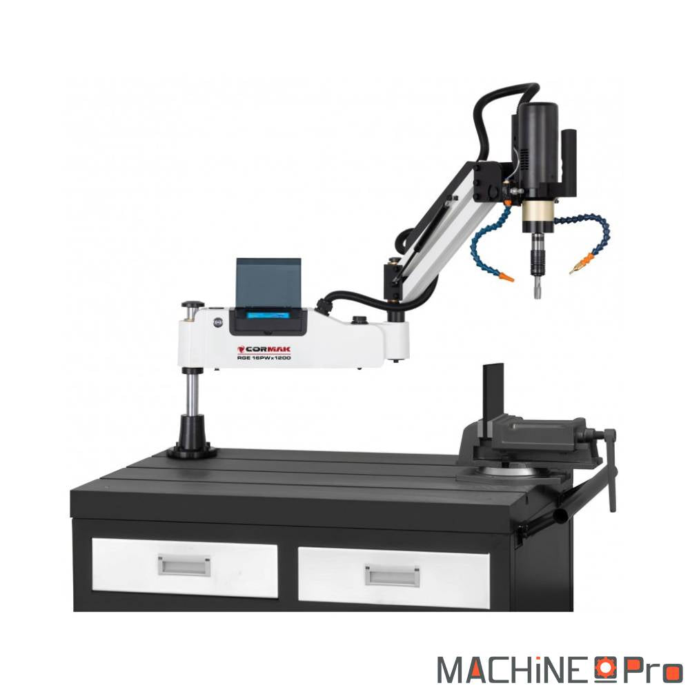 Taraudeuse CORMAK RGE16PW + adaptateur pour clé à douille Cormak