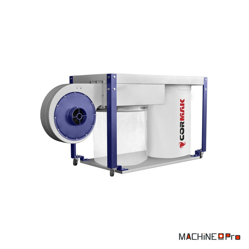 Aspirateur à copeaux compact CORMAK DC2200P - 400V