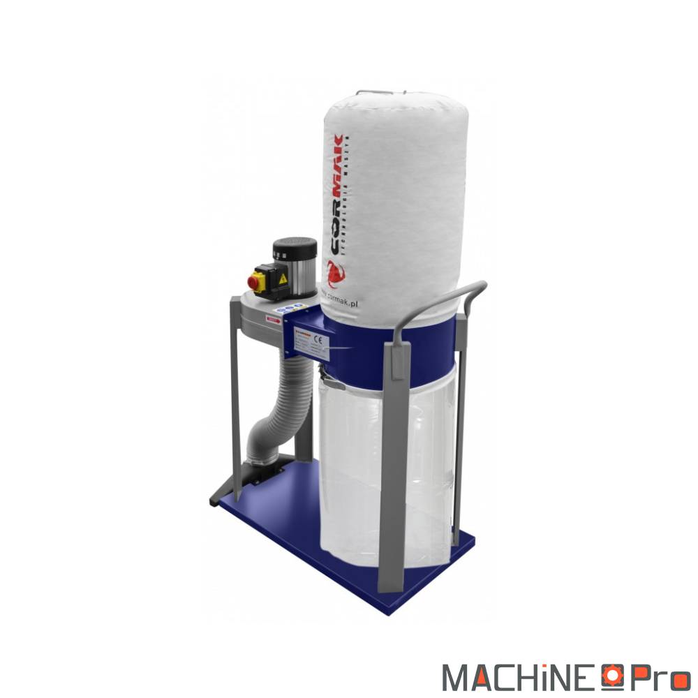 Aspirateur à copeaux CORMAK FM 230 1000 m3/h + filtre à poussière