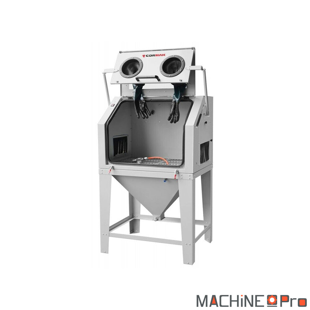 Cabine de sablage 350L CORMAK KDP350TOP avec aspiration DC15 - 1