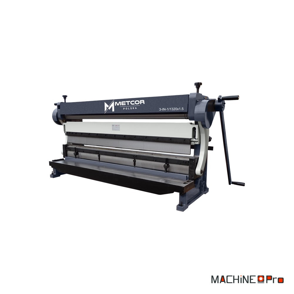 Combiné 3 en 1 cisaille plieuse rouleuse METCOR 3IN1 1320x1,5-3