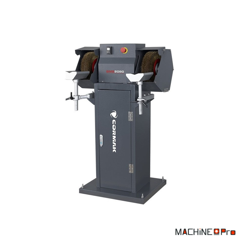Combiné touret meule/brosse 400V CORMAK BMS2080-1