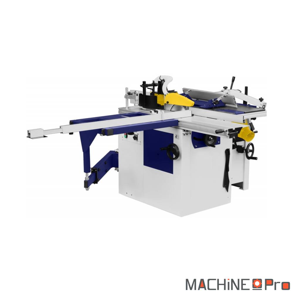 Combiné CORMAK CMS260 5-en-1 vue d’ensemble scie raboteuse dégauchisseuse toupie perçage atelier bois