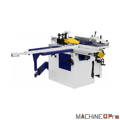 Combiné CORMAK CMS260 5-en-1 vue d’ensemble scie raboteuse dégauchisseuse toupie perçage atelier bois