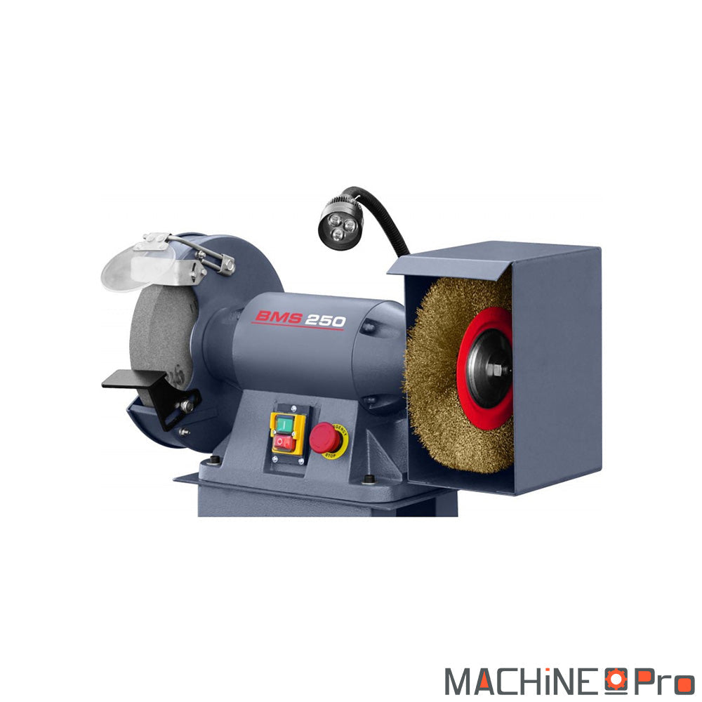 Combiné touret meule/brosse 400V CORMAK BMS250 Cormak