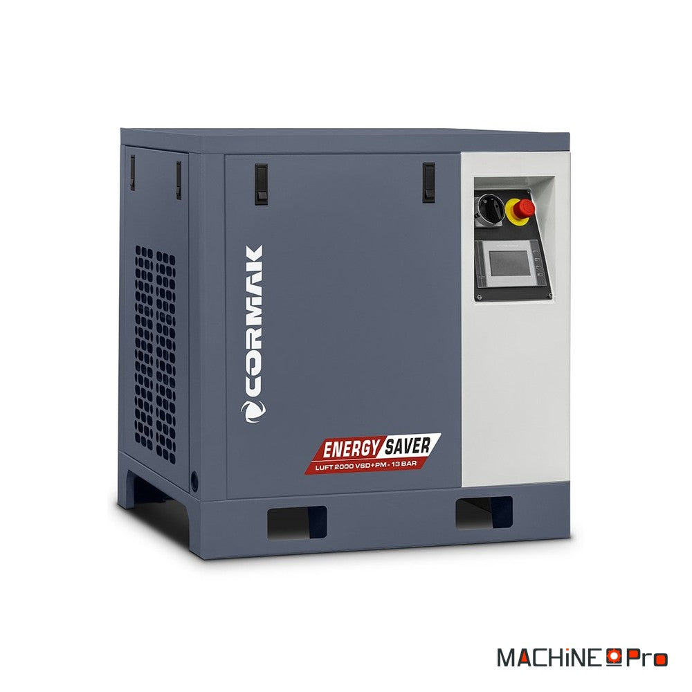 Compresseur à vis CORMAK LUFT 2000 VSD+PM 13 bar 400V-1