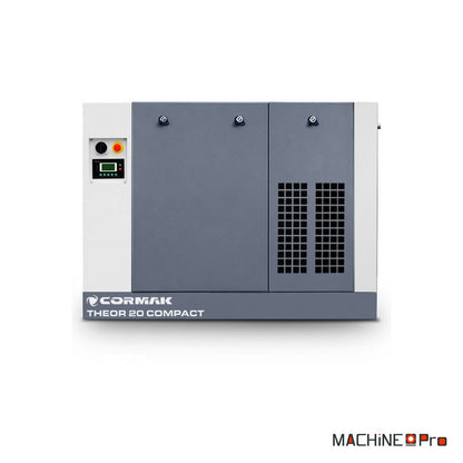 Compresseur à vis avec sécheur et variateur 15 kW 2000 L/min CORMAK THEOR 20 COMPACT 400V-2