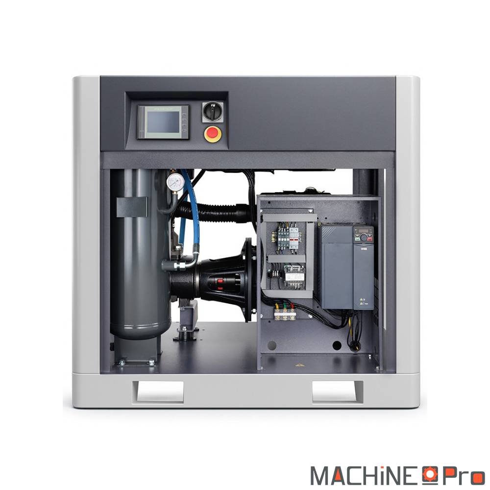 Compresseur LUFT 1500 INVERTER raccord sortie air G 1 pouce et tableau électrique