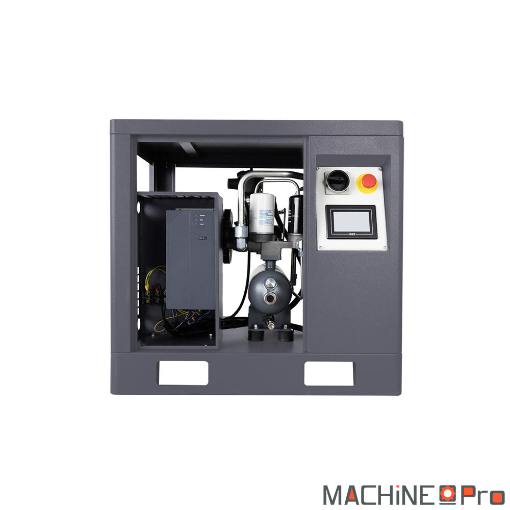 Vue latérale compresseur LUFT 400 dimensions 800 x 520 x 740 mm passe porte 80 cm