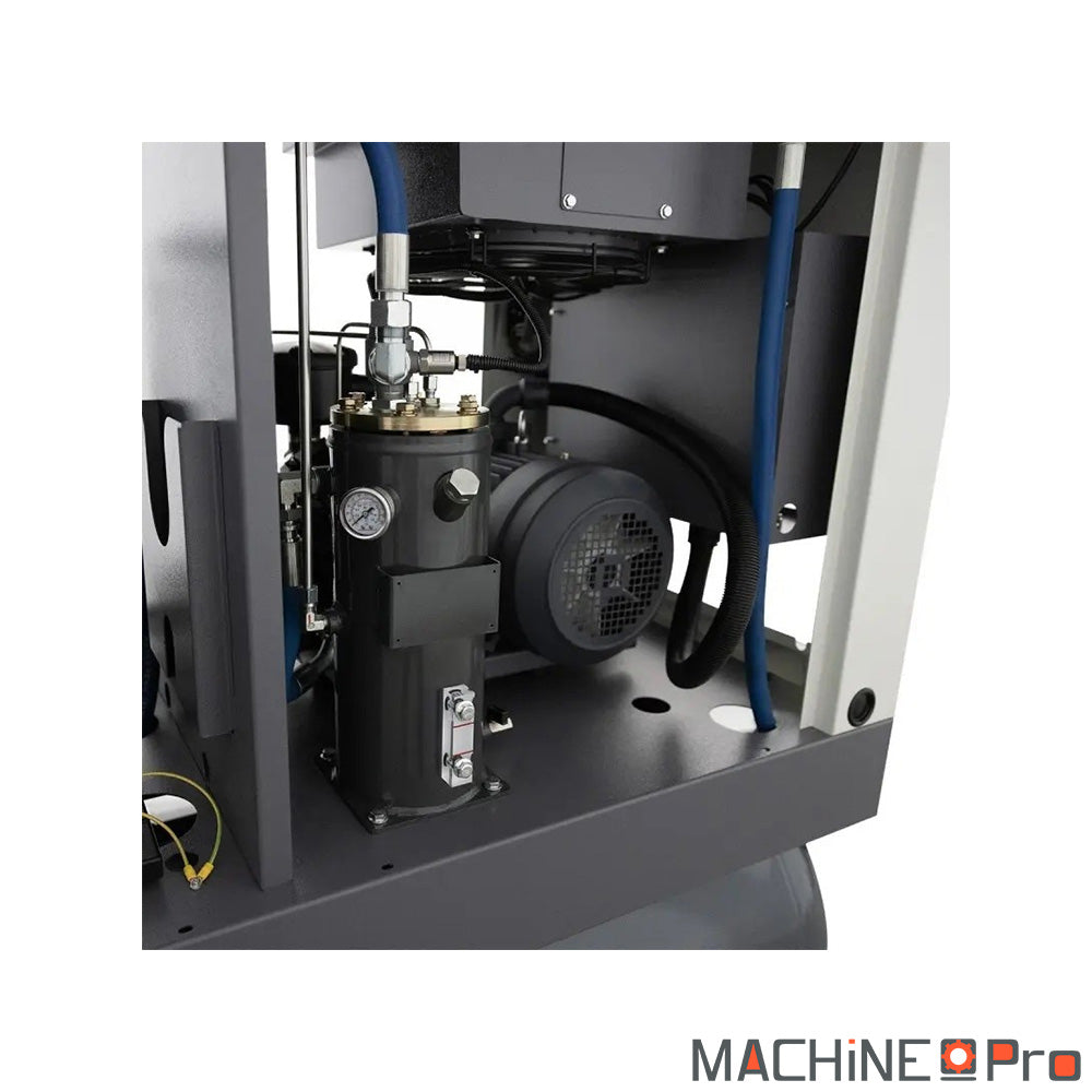 Cuve verticale 500 l du compresseur à vis LUFT 700 vue latérale