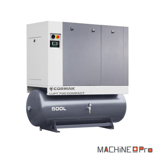 Compresseur à vis CORMAK LUFT 700 COMPACT 5,5 kW VSDPM vue d'ensemble