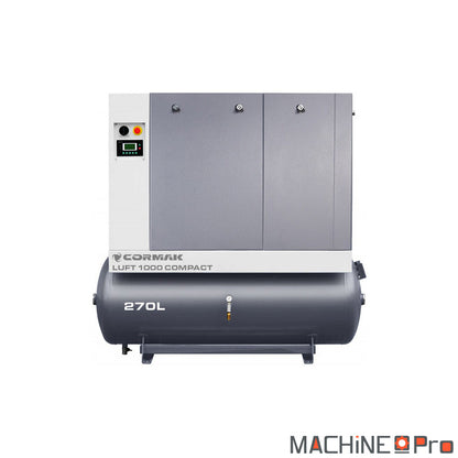 Ensemble compresseur LUFT 1000 + déshumidificateur IZBERG N10S + cuve verticale de 270 L Cormak