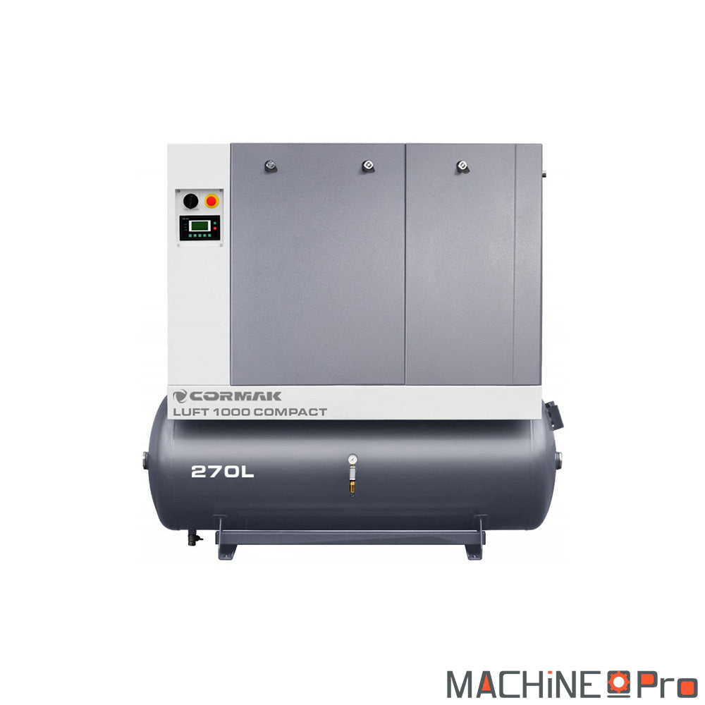 Ensemble compresseur LUFT 1000 + déshumidificateur IZBERG N10S + cuve verticale de 270 L Cormak