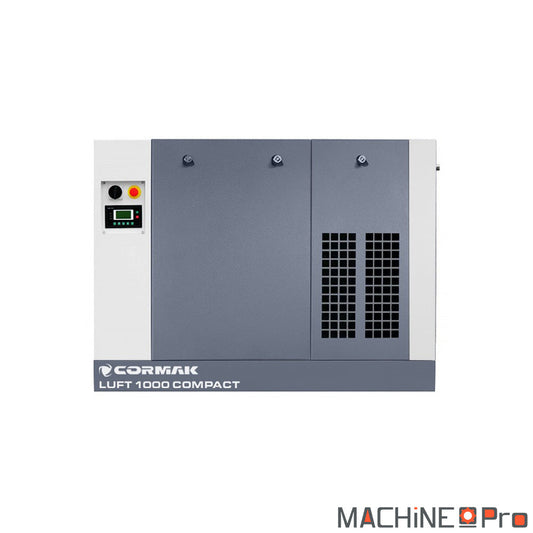 Panneau de commande MAM façade du LUFT 1000 COMPACT avec écran de paramétrage et compteurs horaires