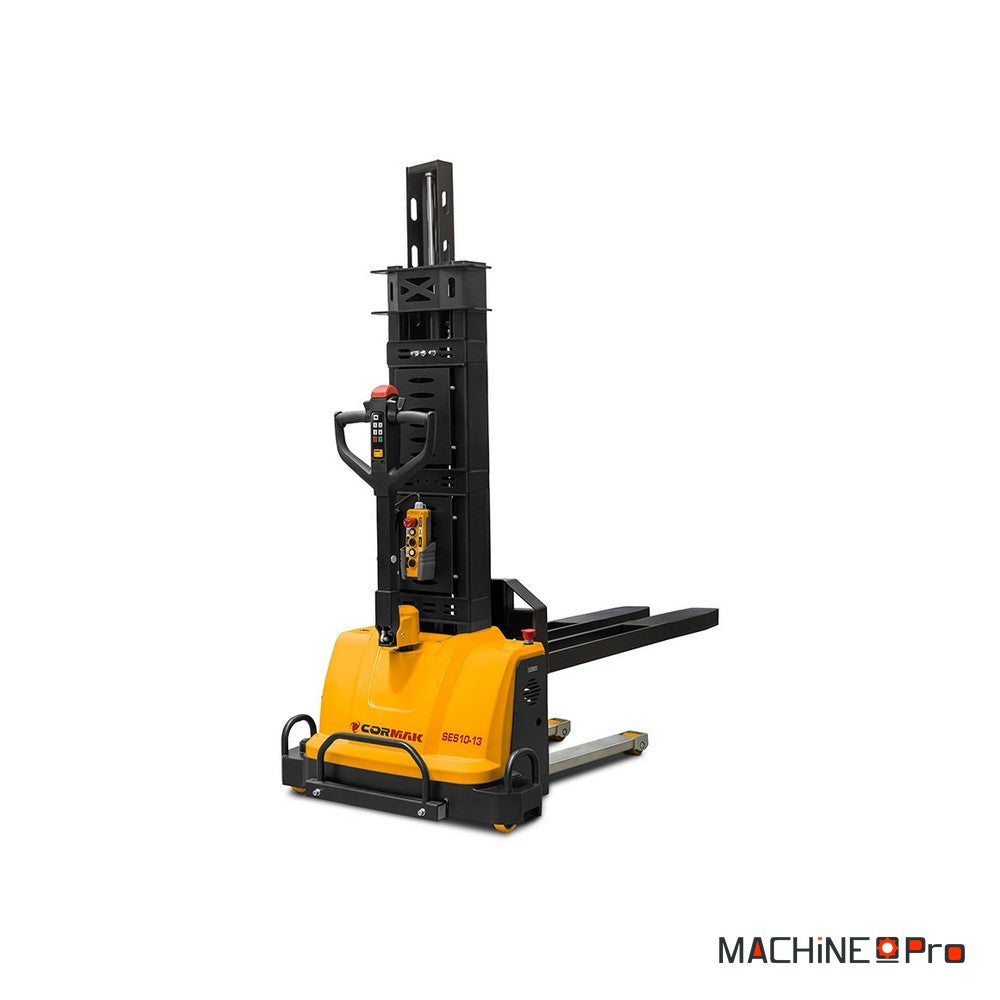 Gerbeur électrique autochargeur 1000 kg levée 1300 mm CORMAK SES10-13-2