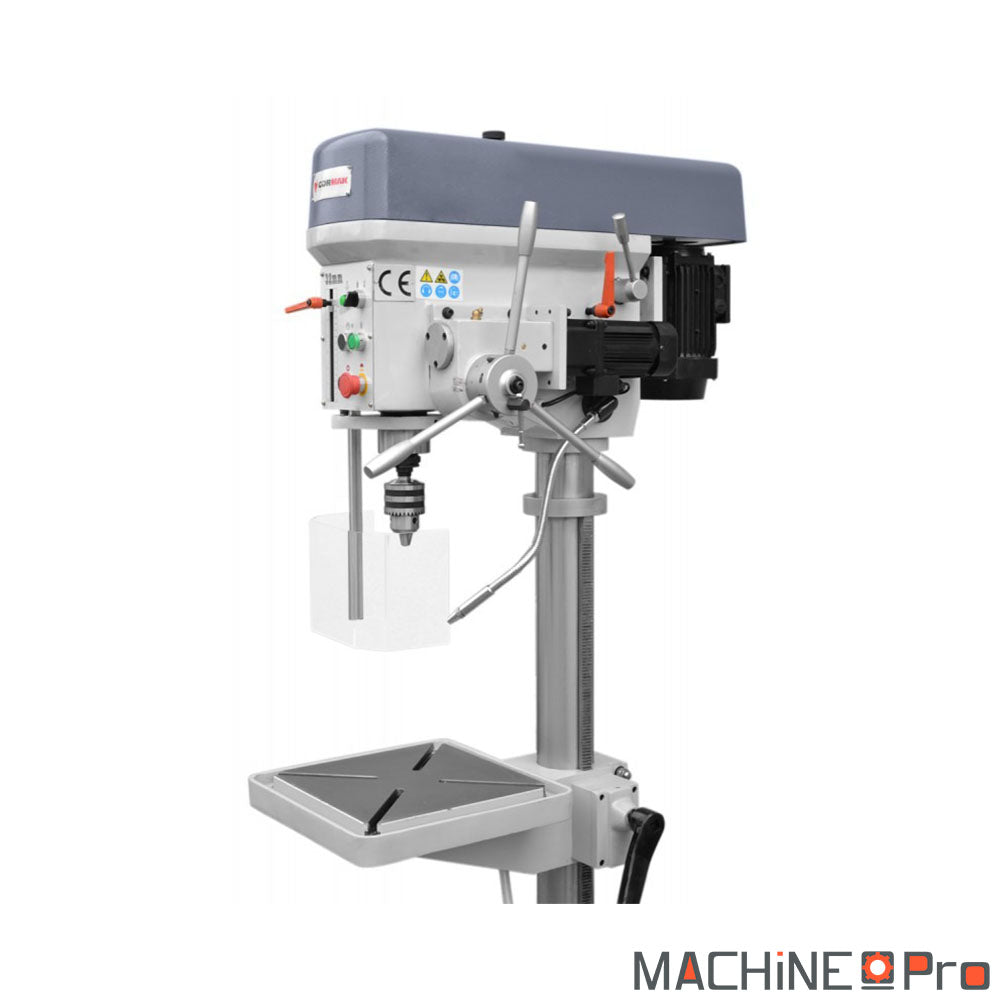 Détail tête de broche CM3 avec carter de protection mandrin